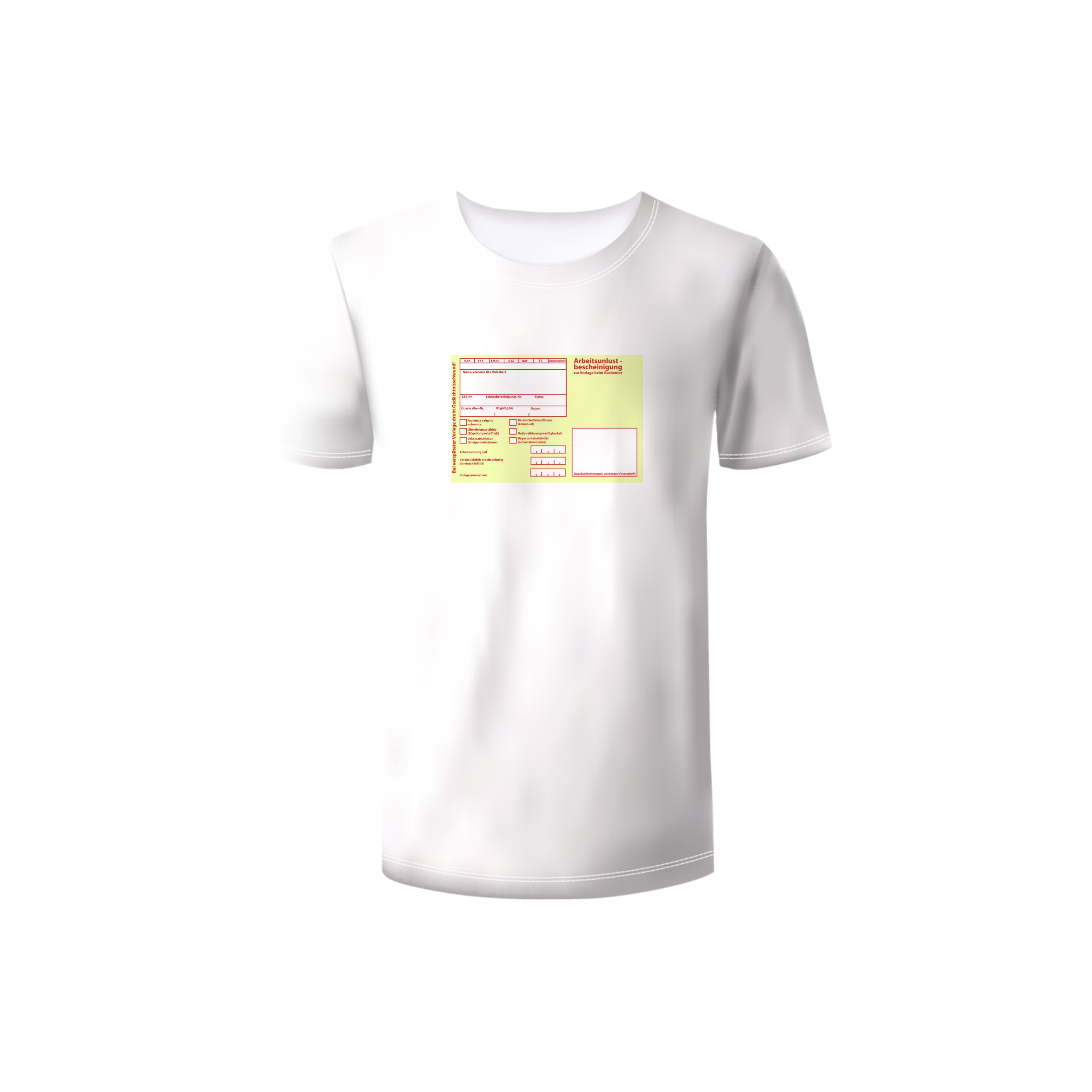 Gelber Schein Shirt