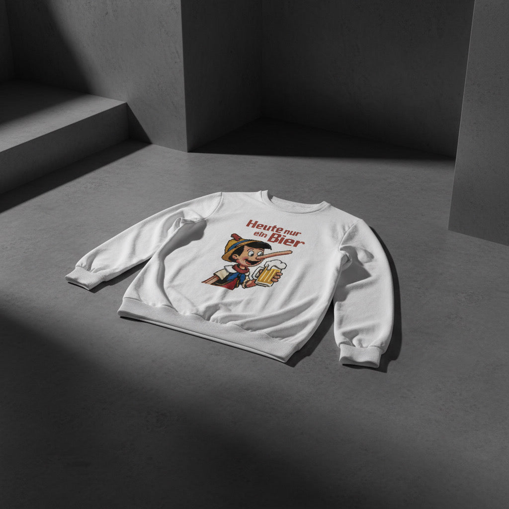 „Heute nur ein Bier“ Sweater
