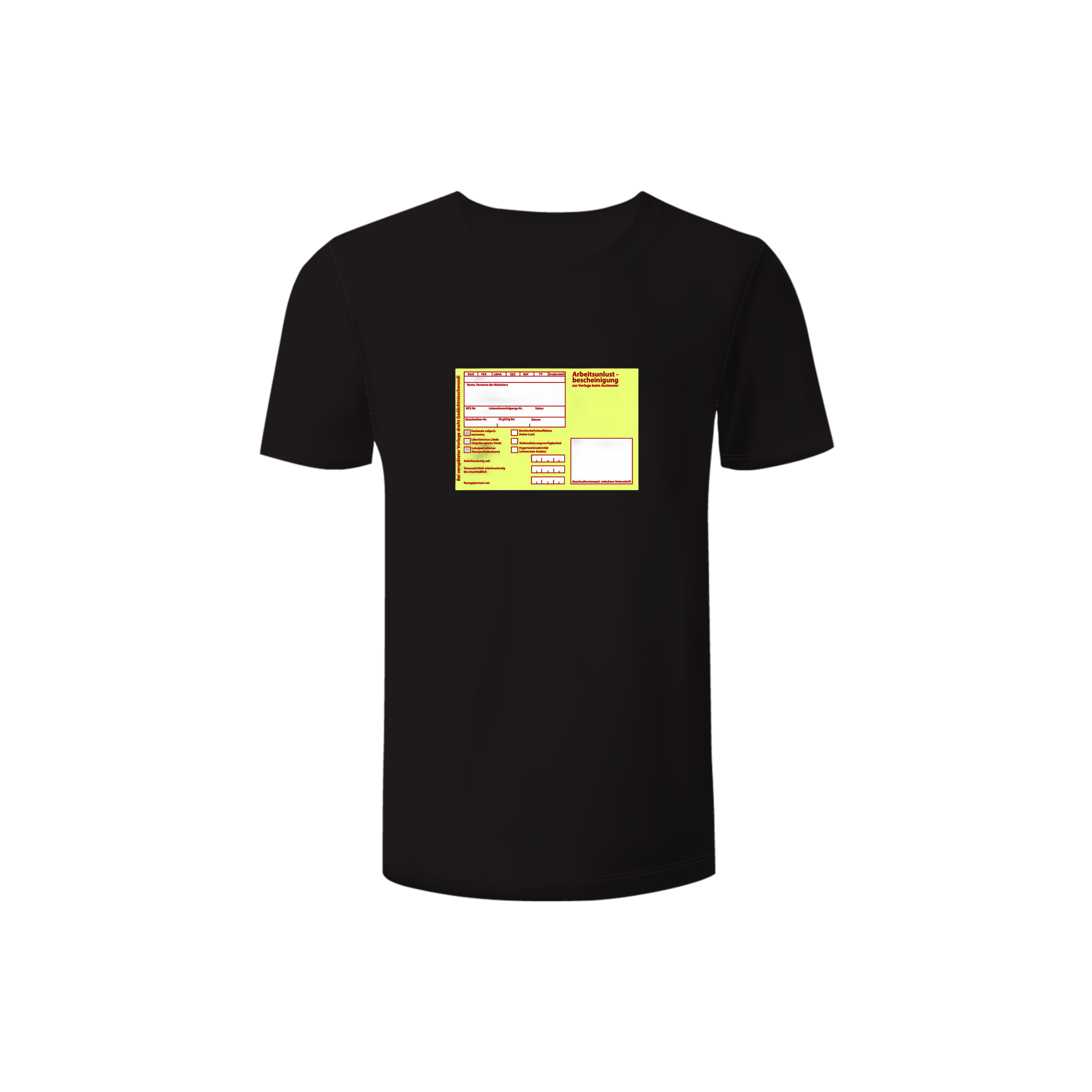Gelber Schein Shirt